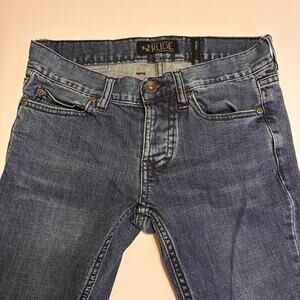 XXX Rude Blue Denim Jeans Men’s Skinny US 28x32 Cotton Logo Streetwear